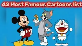 Top 42 Most Famous Cartoons in the World #TopCartoons #CartoonLegends  #KidsCartoons #Trending2025