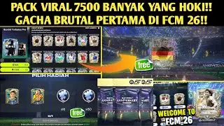 VIRAL 7500 GEMS PACK, LOTS OF LUCKY GAMES!! FIRST GEM GACHA & MARKET PICK IN FC 26 MOBILE!!