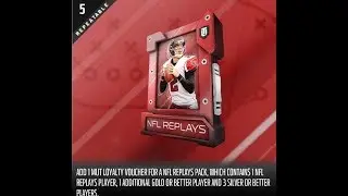 Madden 18 Mut Loyalty Voucher Exchange NFL Replay Hero Set - What A Pull From This Set!