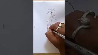 One line touch drawing #shorts#
