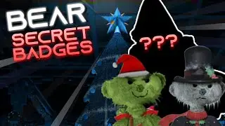 ALL SECRET Bear (ALPHA) CHRISTMAS BADGES!