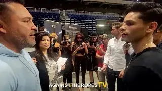 Ryan Garcia & Oscar De La Hoya Interview After Weigh-ins