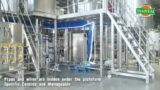 3000L PLC automatic brewery equipment Tiantai beer equipment manufacturer