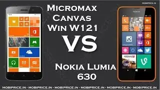 Compare Online Micromax Canvas Win W121 vs Nokia Lumia 635 Price Specification Review
