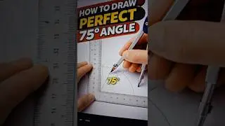 75&deg; Angle (with help of compass)#shortsfeed