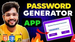 Create a Password Generator App 🔥 || in html css javascript | web development || web design