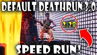 World Record JDuth Default Deathrun 3.0 Speed Run in Fortnite Creative!
