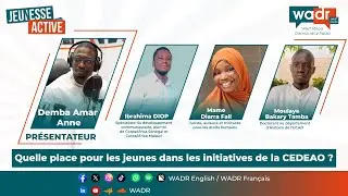🔴🎥QUELLE PLACE POUR LES JEUNES DANS LES INITIATIVES DE LA CEDEAO ?