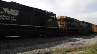 NS 154 with NS 9311 D9-40CW NS 3669 ET44AC NS 2622 SD70M PRLX Yn2 665 AC44CW