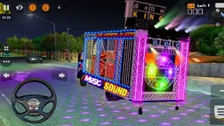 Indian Truck dj bus simulator Indonesia ! Dj truck game ! truck dj Bussid game ! Hindi remix dj song