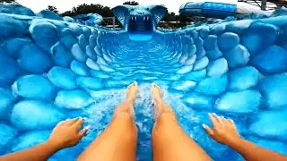 Satisfying AI ASMR Magical Waterslide &ndash; Surreal Slides of Many Materials