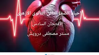 الامتحان السادس احياء الصف الثاني الثانوي الأزهري مراجعة نهائية 