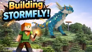 Building STORMFLY from How To Train Your Dragon in Minecraft 