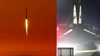 Falcon 9 launches NROL-186 and Falcon 9 first stage landing