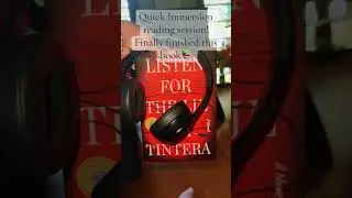 Finally getting into immersion reading🎶📚#bookrecommendations #booktokbooks #booktubetbr #thriller
