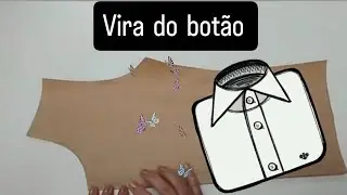 Transpasse do bot&atilde;o no decote careca.