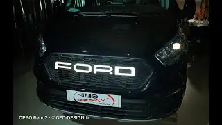 Protection carrosserie et vitres teintées Ford transit custom trail