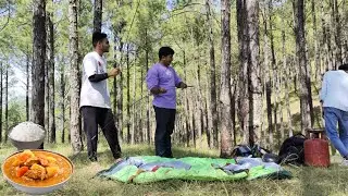 Nature camping in beautiful forest || Group camping in forest || camping brothers ||