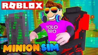 BECAME A HACKER AND HACKED THE MINION PET SIMULATOR IN ROBLOX! MINION SIMULATOR ROBLOX