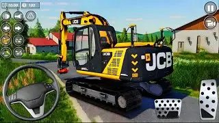 JCB Game: Snow Excavator Game | Tunnel Construction Simulator 3D