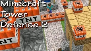 Minecraft Tower Defense 2- Ep.1 - Stupid Ghasts!
