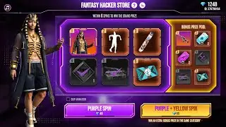 Today I am Trying Free Fire New FANTASY HACKER STORE Rip My All diamonds 😢