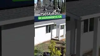 750SF #ADU in Sacramento, CA #adubuilders #accessorydwellingunits
