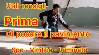 Come posare pavimento laminato vinilico spc - prima livellare il pavimento con autolivellante