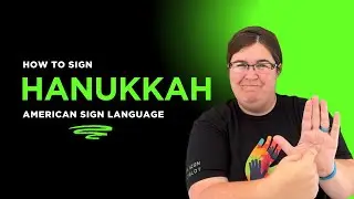 How to sign Hanukkah in American Sign Language (ASL)