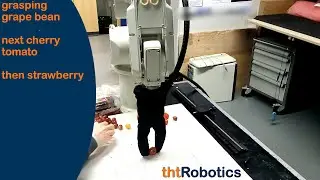 Adaptive Robotic Gripper. Grasping strawberries, cherry tomatoes, grape beans (dif. manipulation)