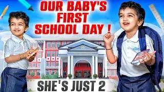Mini School ಗೆ ಹೋಗಲ್ಲ ಅಂತ ಅಳ್ತಾಳೆ 🥹🎒 | First week Drama 😂❤️