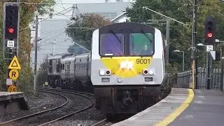 NIR 201 Class Locomotive 8209 + Enterprise Train - Howth Junction, Dublin