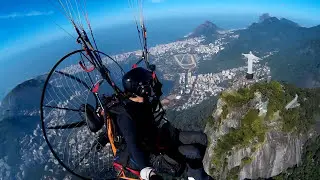 PARAMOTOR CRISTO REDENTOR RIO DE JANEIRO - Paramotor Christ the Redeemer Rio