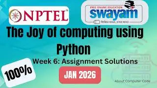 The joy of computing using python week 6 assignment solutions(Jan 2026)