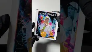 Panini Jannik Sinner Sticker + Card - Pack Opening