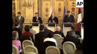 France and Russia on Iraq, Chechnya + Middle East crisis