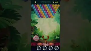 Angry Birds POP Bubble Shooter - Level 4. Gameplay Android