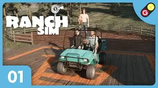 Ranch Simulator #01 On d&eacute;couvre le jeu ! [FR]