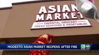 Modesto Asian Market reopens, 2 years after arson fire destroys original storefront