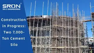 In Progress! Dual 7,000-ton Cement Silos Rising Now!🏗️