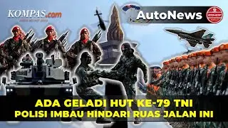 Geladi HUT Ke-79 TNI, Polisi Imbau Hindari Ruas Sekitar Monas Hari Ini