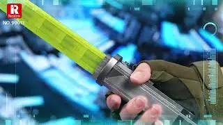 Reobrix 99012 Lightsaber Yellow - Leuchtschwert Gelb Video 2