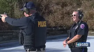 First female firearms instructor at the Derby Police Department