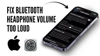 How to Fix Bluetooth Headphones Volume too Loud on iPhone
