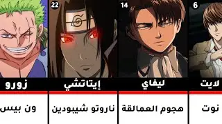 أكثر 50 شخصية محبوبة ومفضلة في عالم الأنمي | 2021 (🔥😮تصويت المتابعين)
