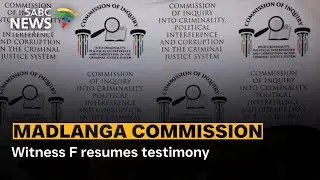 Madlanga Commission | Witness F resumes testimony