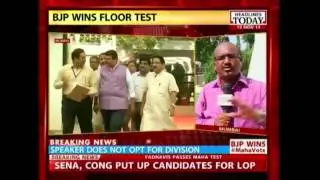 BJP wins floor test in Maharashtra Assembly