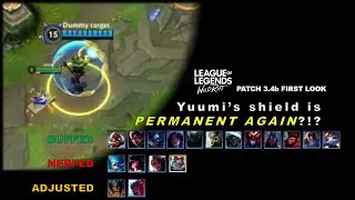 YUUMI'S BUFF, GWEN NERF AND YONE ADJUSTMENT - Patch 3.4b First Look | League of Legends: Wild Rift