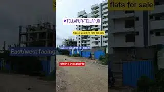 Luxury #3BHK High-Rise Flats in #Tellapur #Hyderabad | East & West Facing #Homes DM:+91-7997450112