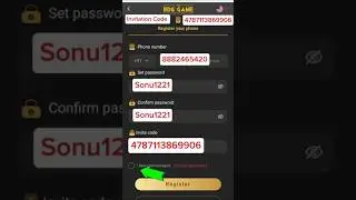 BDG game me register kaise kare | How to register in BDG game 🎯 | #aviator #bdggame #colorprediction